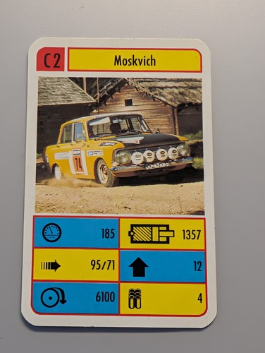 Moskvich single card - moskvich, ace