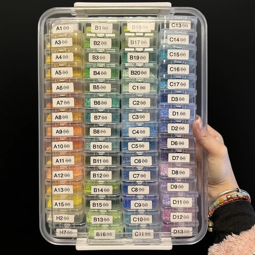 Slot plastic storage box - storage,