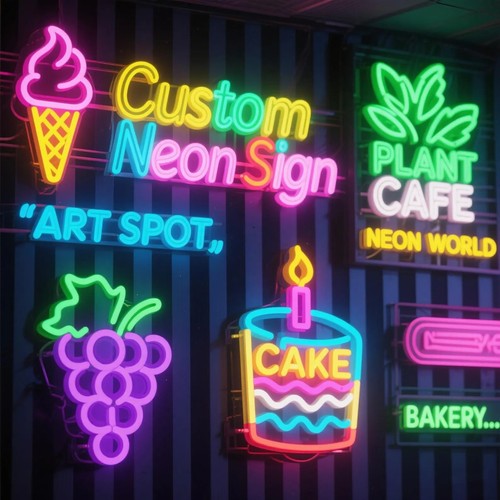 Custom logo neon sign - logo,
