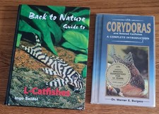 2 Catfish Books Corydoras And Back To Nature L-catfishes Seidel Burgess