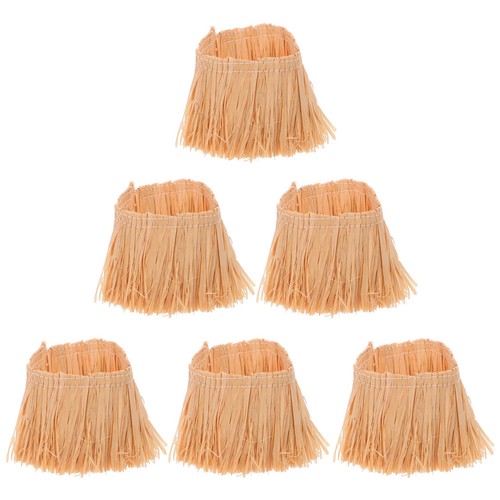 Pcs realistic fake thatch - 6,