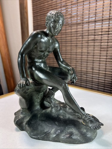 Italian seated hermes mercury - seated,