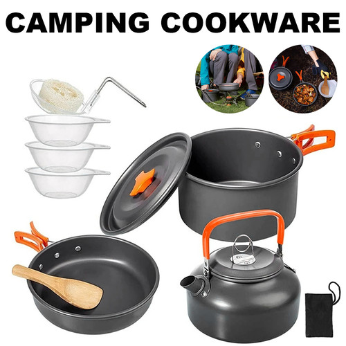 Portable camping cookware - portable,
