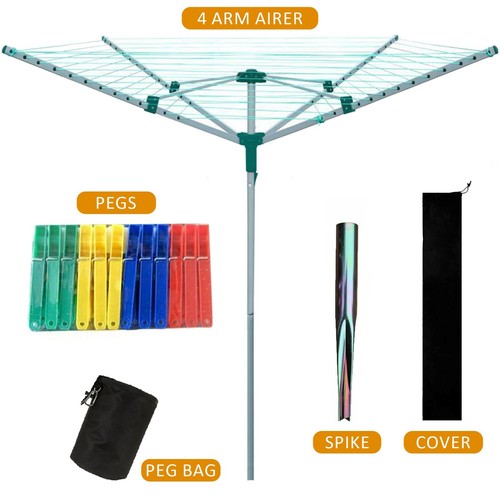 Rotary airer 50m - rotary, arm