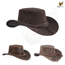 Real Leather Cowboy Hat Mens