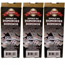 3x SET Double Six Colour Dot