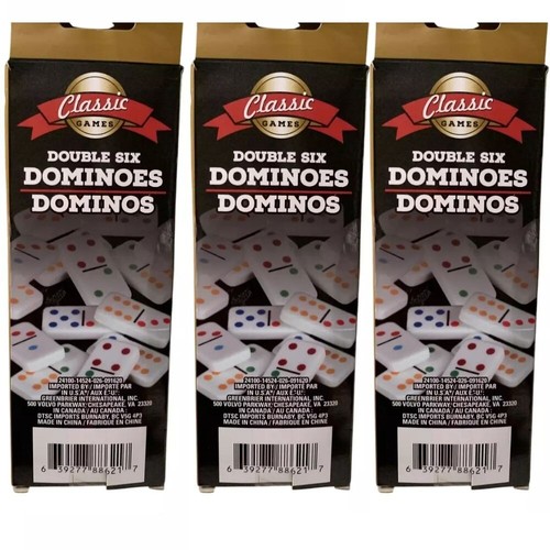 Set double six colour - 3x, dot