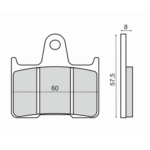 Pair brake pads 883 n - brake,