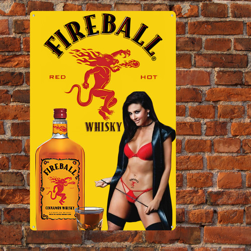 Rare fireball cinnamon whisky - cinnamon,