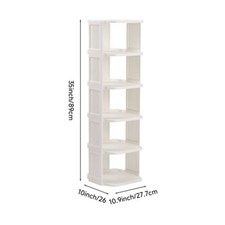 4/5/6/7 Tier Vertical Shoe Rack Tall Narrow Compact Shelf Organizer Shoe Storage