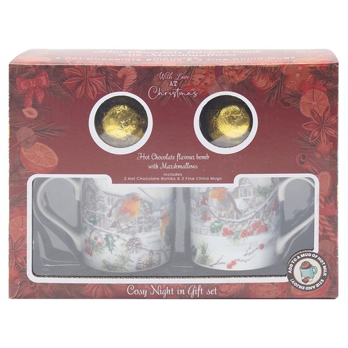 Christmas robins set - set, of
