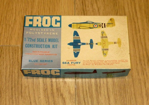 1963 frog scale hawker - 1/72,