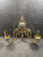 Vintage Brass Wall Light with