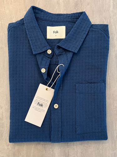 Folk seersucker short sleeve - seersucker,