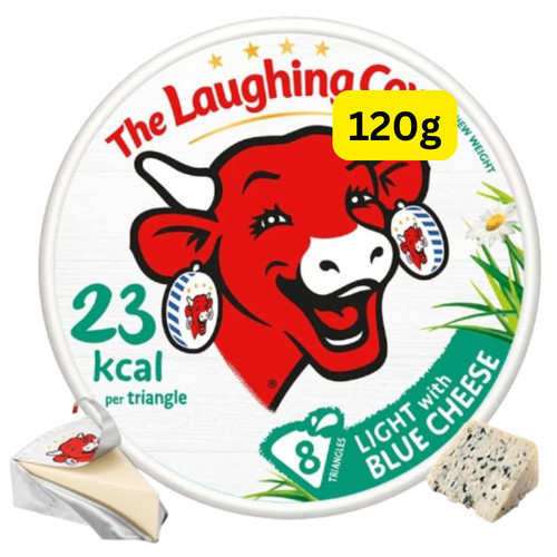 The laughing cow light - cow, blue