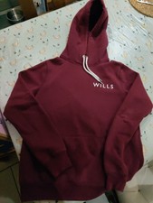 Ladies Burgundy Jack Wills Hoodie Size 12
