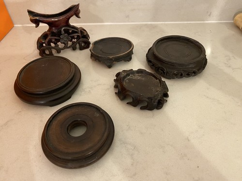 Old chinese carved - old, wooden