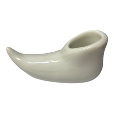LIMOGES FRANCE WHITE CHINA SHOE BOOT 2”