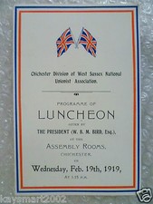 1919 Luncheon by the President