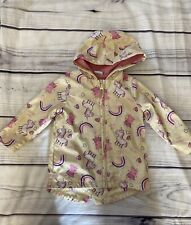 Girls Raincoat Fleece Lined Peppa Pig 18-24 Months From TU