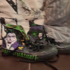 The Joker Converse High Tops Size 3 Worn