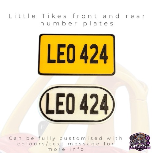 Little tikes front - &, rear