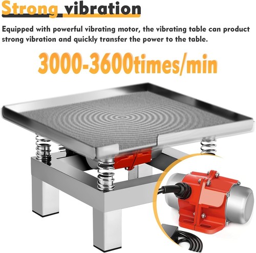 Concrete vibration table - vibration,