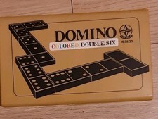 Travel Dominoes, Coloured Double Six