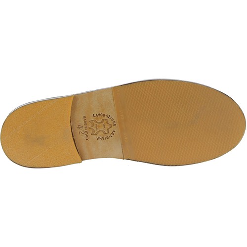 Men dark brown leather - dark, low