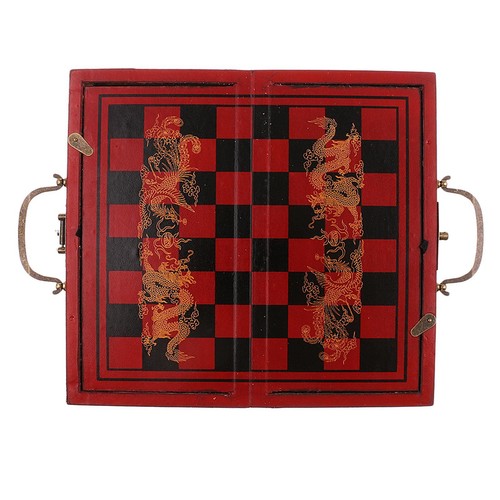 Folding antique chinese chess - antique,