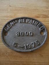 Railwayana Genly Repaired 3000