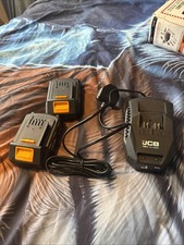 JCB 20LI  18V.    2AMP BATTERYS & CHARGER