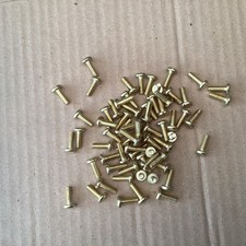 M4 x 12 BRASS PAN HEAD SLOTTED