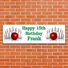 2x Personalised Ten Pin