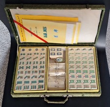 Mahjong 144 Piece Set, Bone &