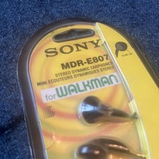 Sony MDR E807 Wired Black