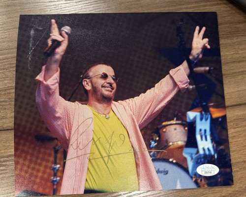 Ringo starr signed 8x10 photo - starr,