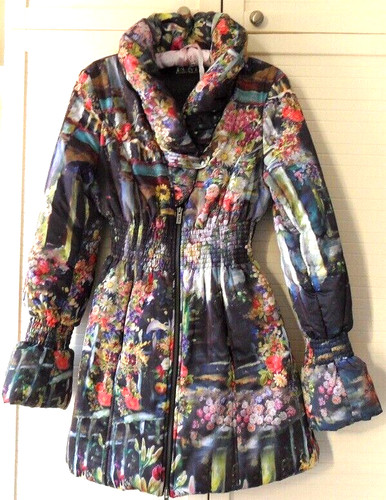 Quilted coat only worn 3 - coat,
