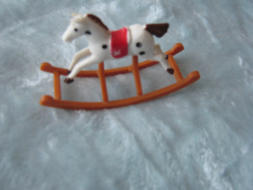 Vintage dolls house rocking - house,