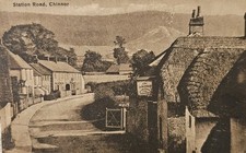 Antique Postcard Station Road