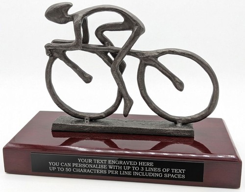 Personalised cycling trophy - cycling,