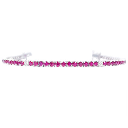18ct white gold natural - 18ct,