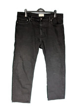 M&S Gents Black Denim Straight