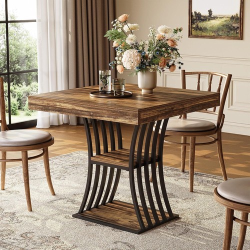 Square dining table - dining,