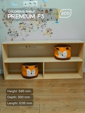 Kids Book Rack Kids Furniture  Toy  Display Organaizer L123.5cm H58.5cm D30cm