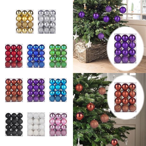 24pcs christmas baubles - 24pcs,