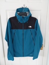 The North Face Mens Small Tente Futurelight Jacket Blue Moroccan Black Fl Jkt