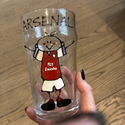 Unique rare arsenal pint glass - arsenal,