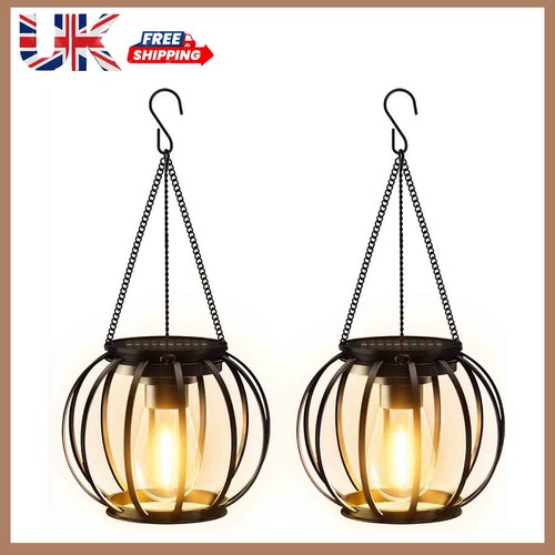 2pcs outdoor solar lanterns - 2pcs,