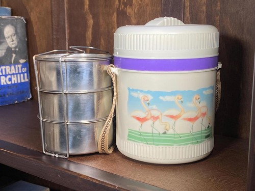 Vintage 1980s flamingo - , lunch